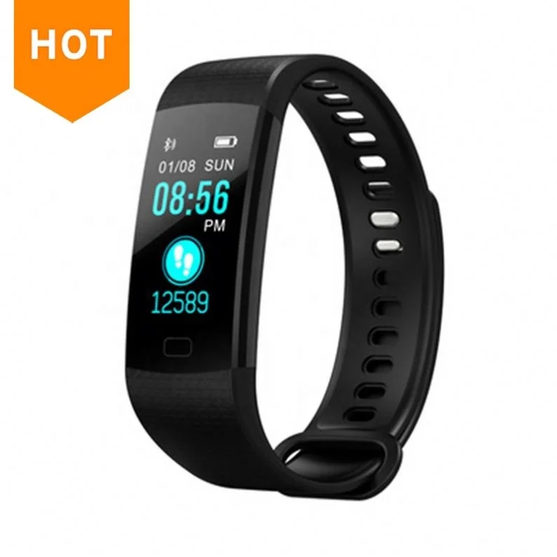 

Touch Screen Panel Y5 Heart Rate Smart Band Fitness Tracker, Black;blue;purple;green;red