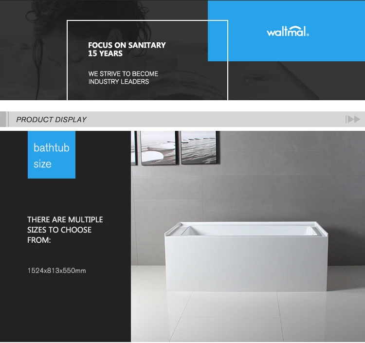 Waltmal Wtm02850 Customize Free Standing Solid Surface Adult Best