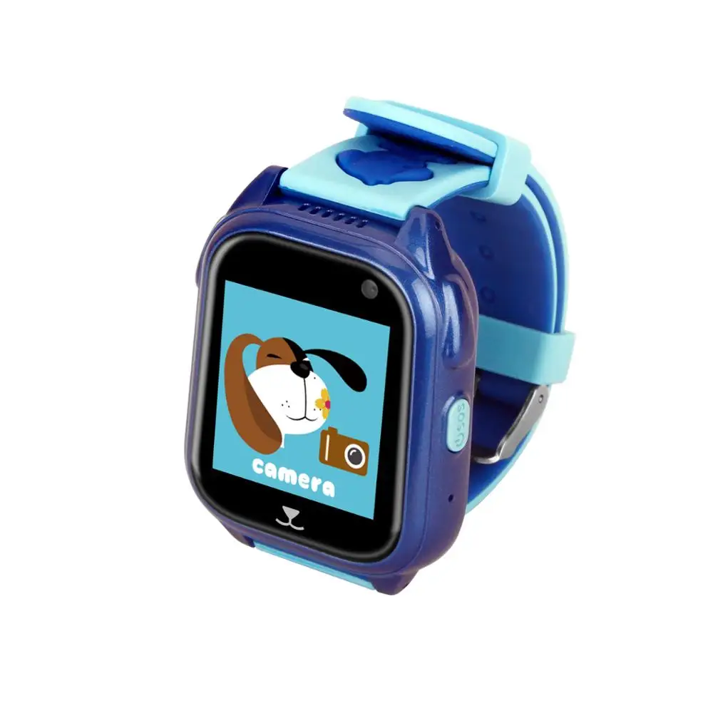 

2018 The latest IP67 waterproof GPS smart watch kids gps tracker watch phone, Blue;pink