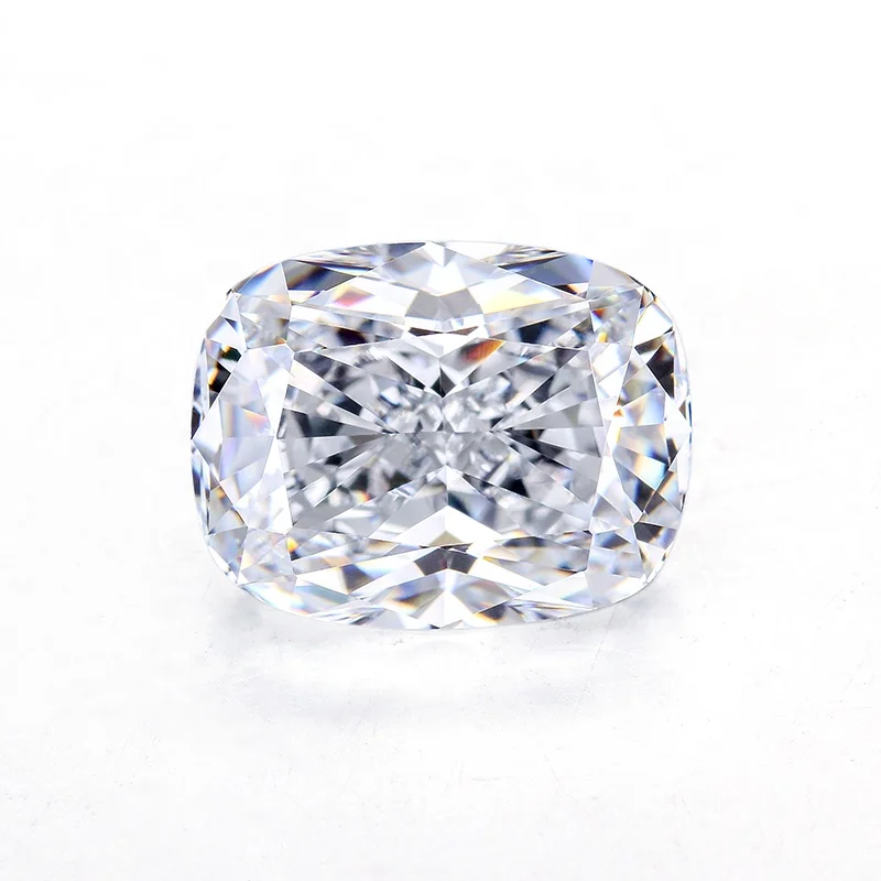 

starsgem high quality moissanite cushion crushed ice cut moissanite stones