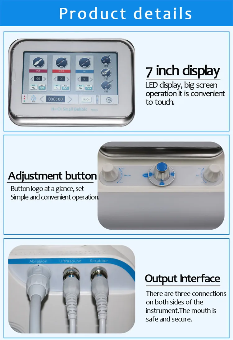 New Innovative Products 2019 Professional Hydro Dermabrasion Facial / Diamond Hydra Microdermabrasion Machine