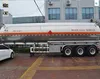45000 liter fuel tank truck diesel 3axle stainless steel tank manufacture