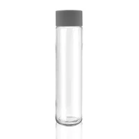 

Large capacity Voss bottle 800ml glass water bottle with pp cap