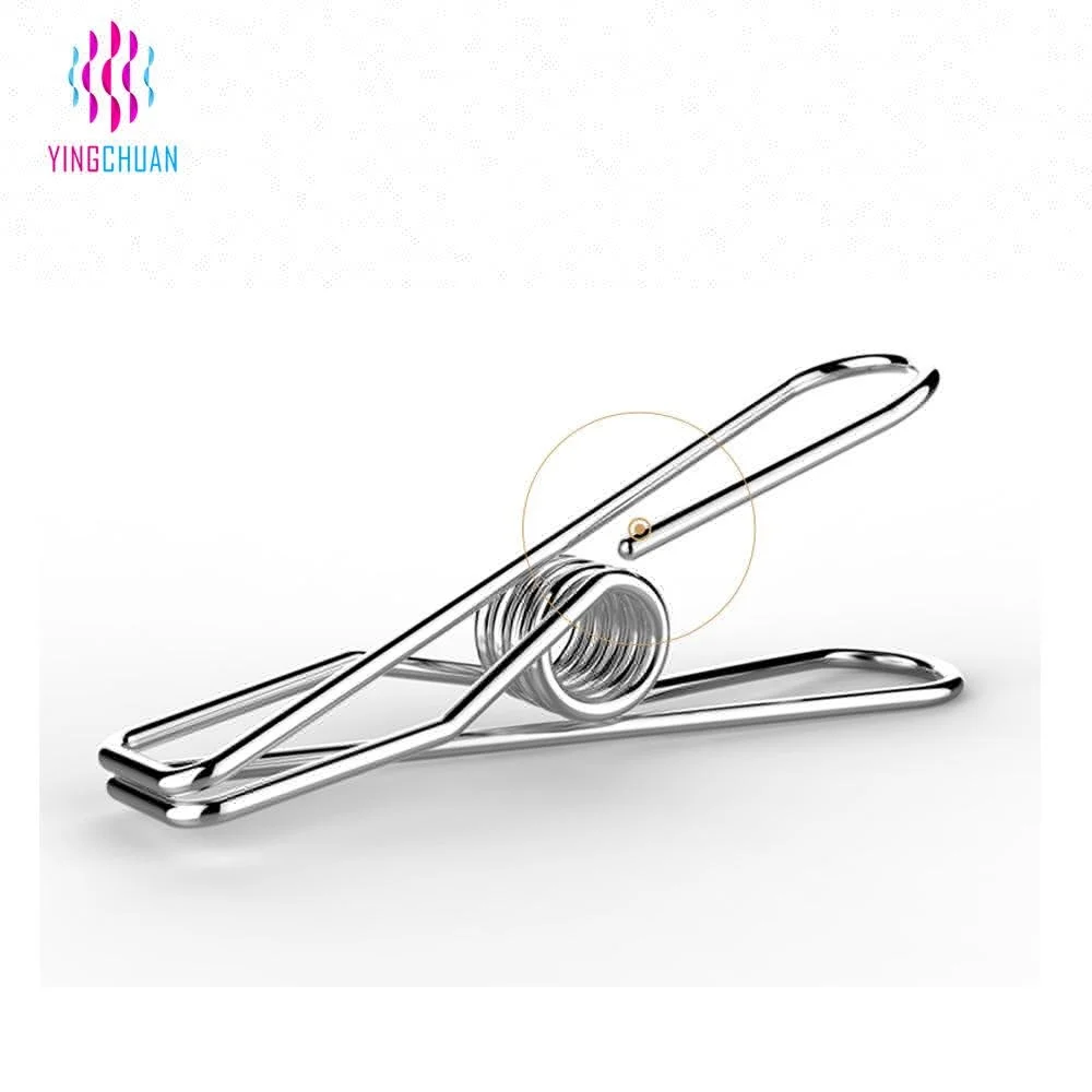 Durable daily life usage stainless steel clothes pegs in 304