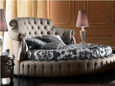 
Bisini European Styled King Size Round Bed sets, Bisini Luxurious Wedding Bedroom Furniture -- BF07-30004 