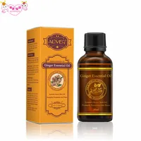 

Ginger Essential oil Body Massage Dampness Therapy Relieve Pain Anti-Aging lymphatic Detoxification Body Massage oil