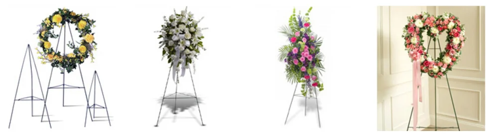 High Quality Wreath Stand Cemetery Flower Easel Stands - China