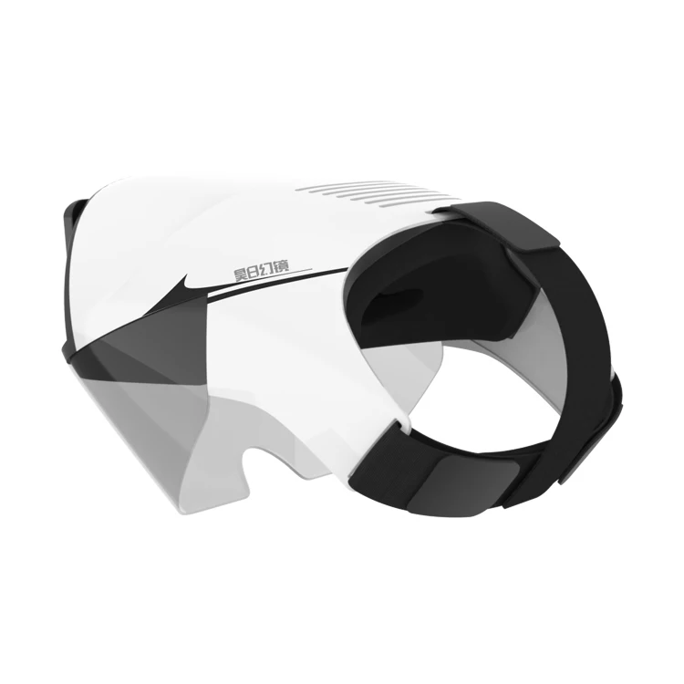 

2019 New Plastic Headmount Head mounted Augmented Virtual Reality 3D Video Glasses, White