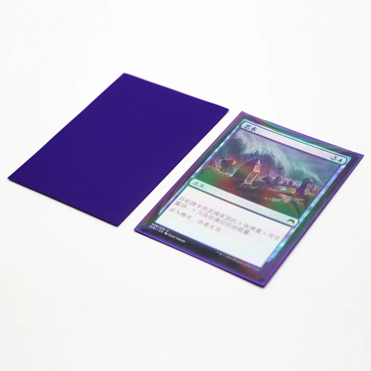 Bkcs06 Custom Magic Card Sleeve Hologram,Clear Card Sleeve Buy Card Sleeve Hologram,Clear Card