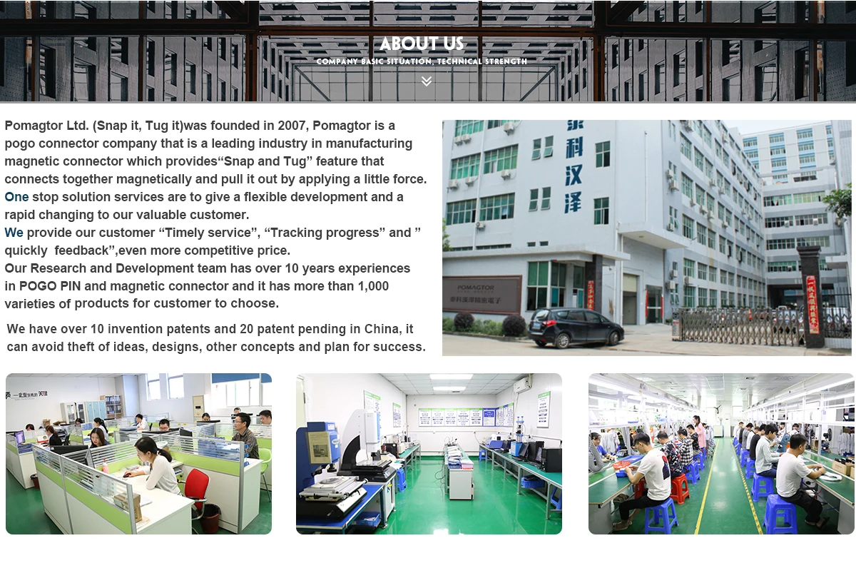 Shenzhen Pomagtor Precision Electronics Co., Ltd. - POGO PIN, POGO PIN ...