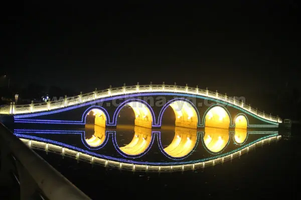 
outdoor usage programable led point light pixel source bridge lighting IP68 