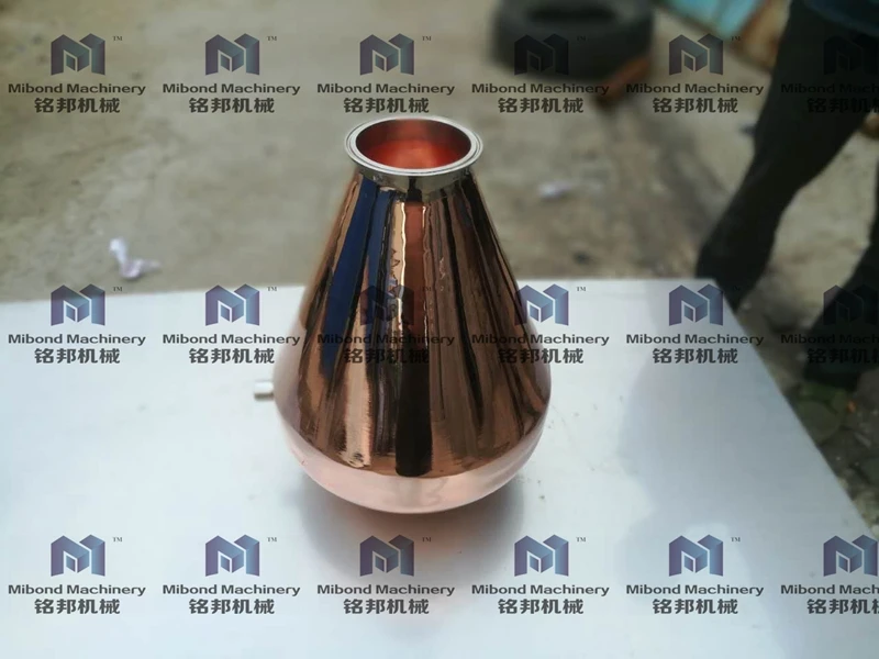 Factory Price Copper Whiskey Helmet Onion Head For Alcohol Distiller
