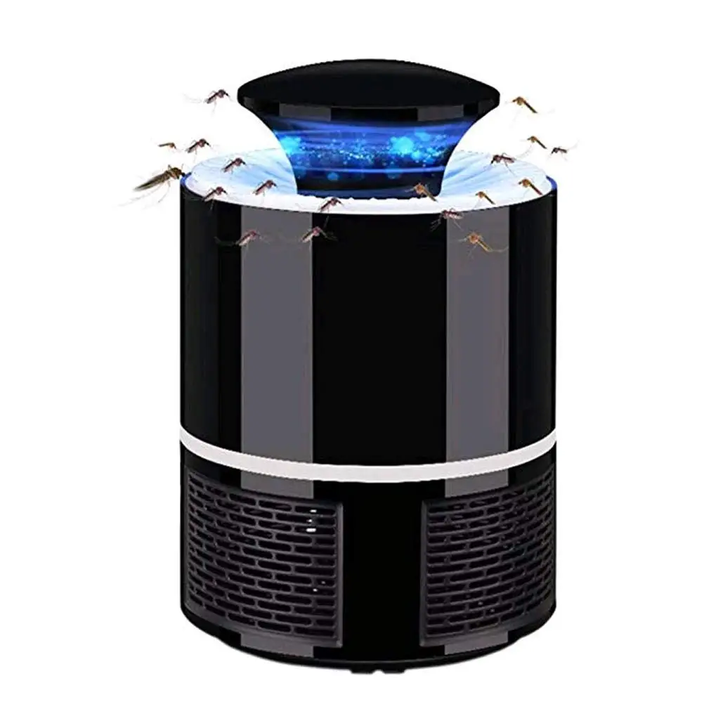 DONGYIS Mosquito Killer,Chemical-Free USB Powered Uv Led Light,Safe and Effective Indoor Trap for Kids Baby,Electronic Mosquito Trap Lamp,Bug Zapper with Eco-Friendly for Indoor, Black
