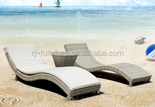 Flat/round Rattan Recliner/lounger/lawn Chair/stackable/pool Side ...
