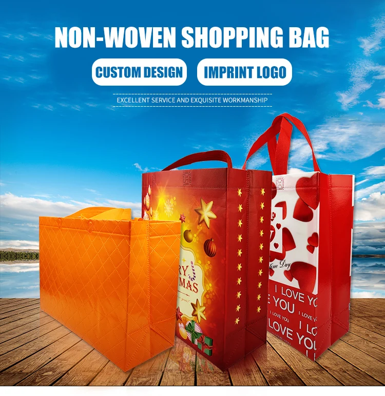 Green Environmentally Friendly Recyclable Shopping Bag Non-woven Bags ...