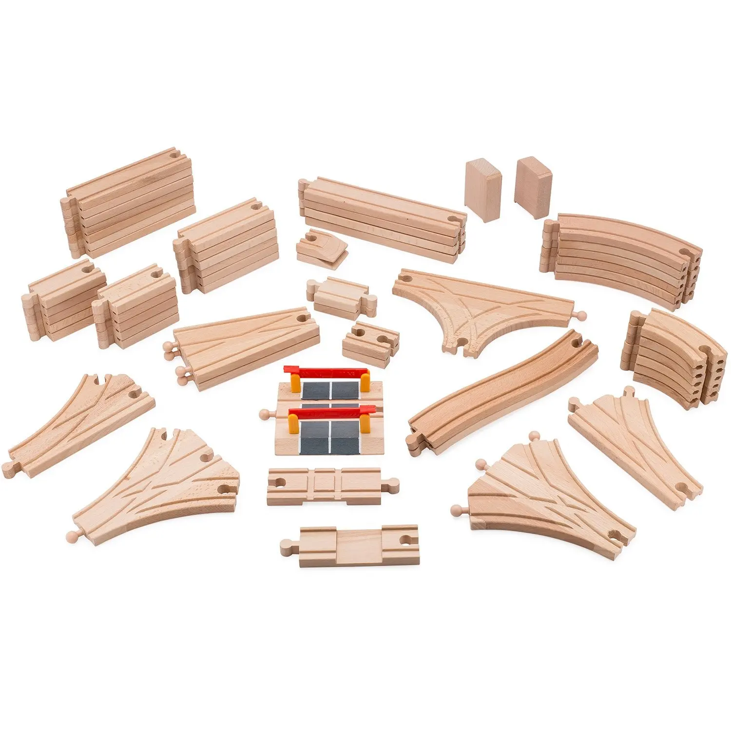 Pieces трек. Wooden Train Set 120psc. Wooden Guide Rail. Wood Crawler. Train Wood Round.