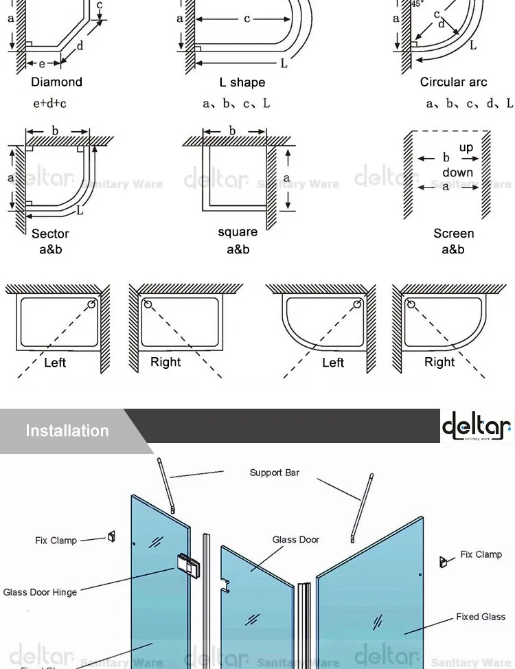 Ready Made Bathroom Prefabricated Unique Small Cheap Compact Round