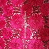 Polyester / Metallic knitted sequin embroidery mesh fabric for fashion dress