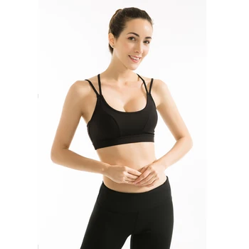 girls black sports bra