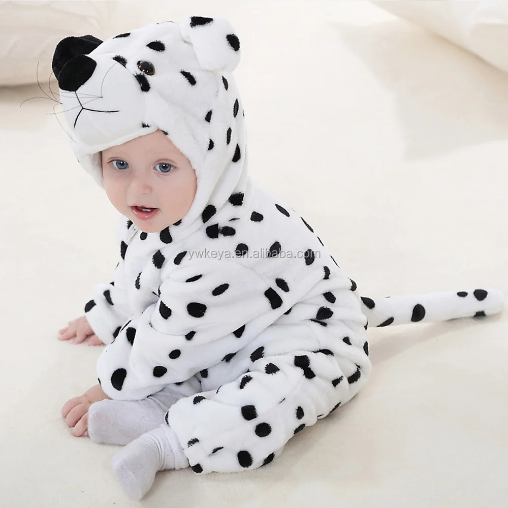 Baby Animal Pajamas/winter Fleece Onesie For Baby/cute Baby Romper ...