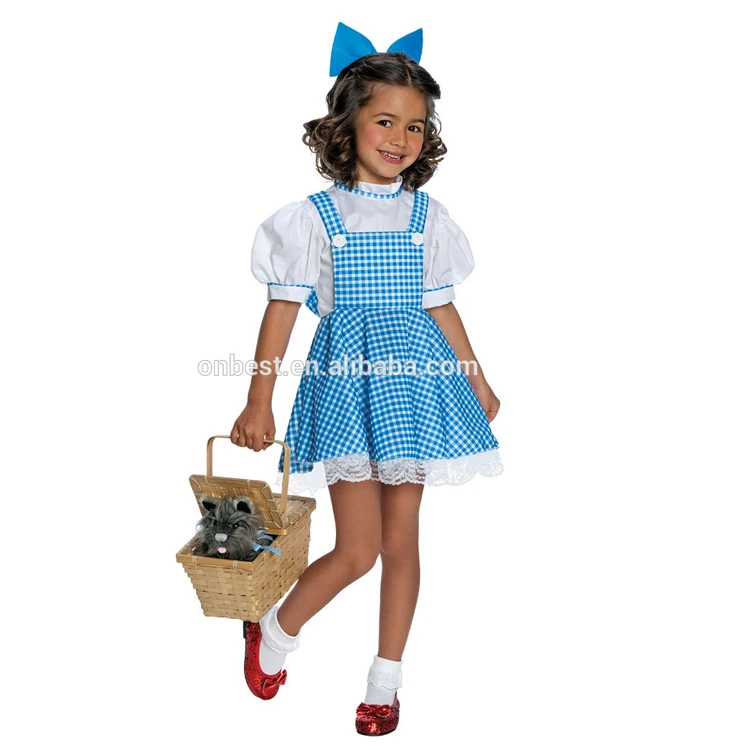 Hot Selling Blue Cute Fancy Dress Child Costume Halloween Role Play ...