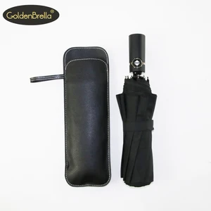 Image of Hot sale Windproof auto open and close Travel Umbrella with super waterproof pongee fabric