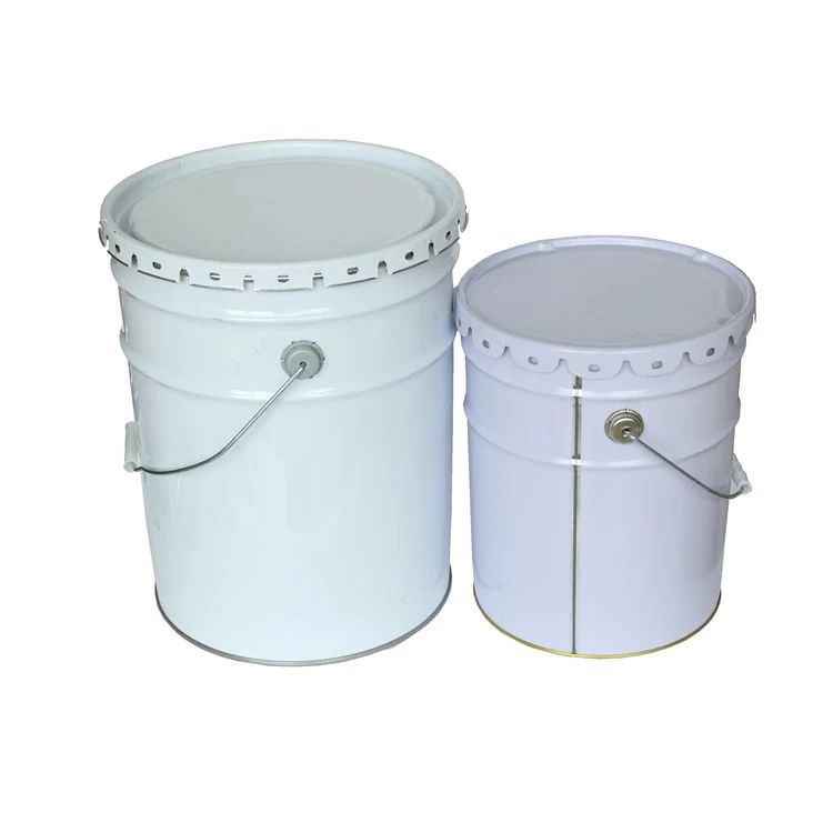 
UN approved metal steel tin 5 gallon chemical paint oil bucket pail drum with lid 