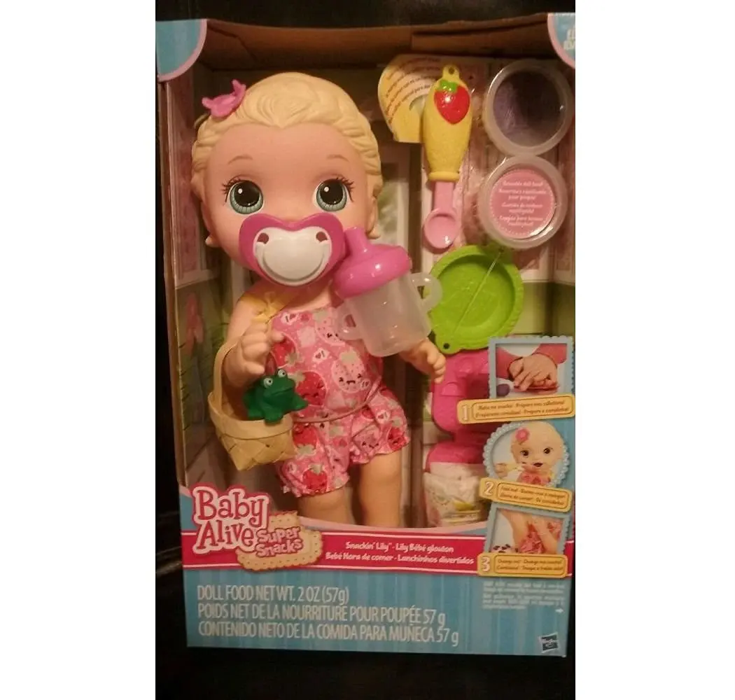 snack and lily doll baby alive