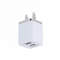 

Travel Charger Adapter Electronic Accessories Dual Usb Wall Charger 2 Ports US Plug Adapter