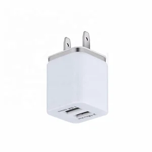 Travel Charger Adapter Electronic Accessories Dual Usb Wall Charger 2 Ports US Plug Adapter