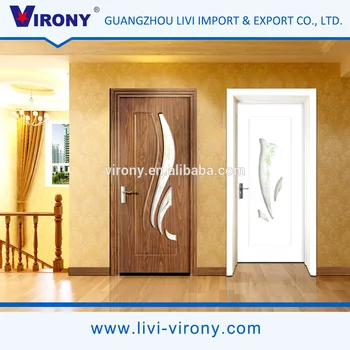 Yellow White Color Full Panel Pvc Wooden Door Within Glass For Bedroom Interior Door Buy Bedroom Interior Door Pvc Wooden Door Full Panel Pvc