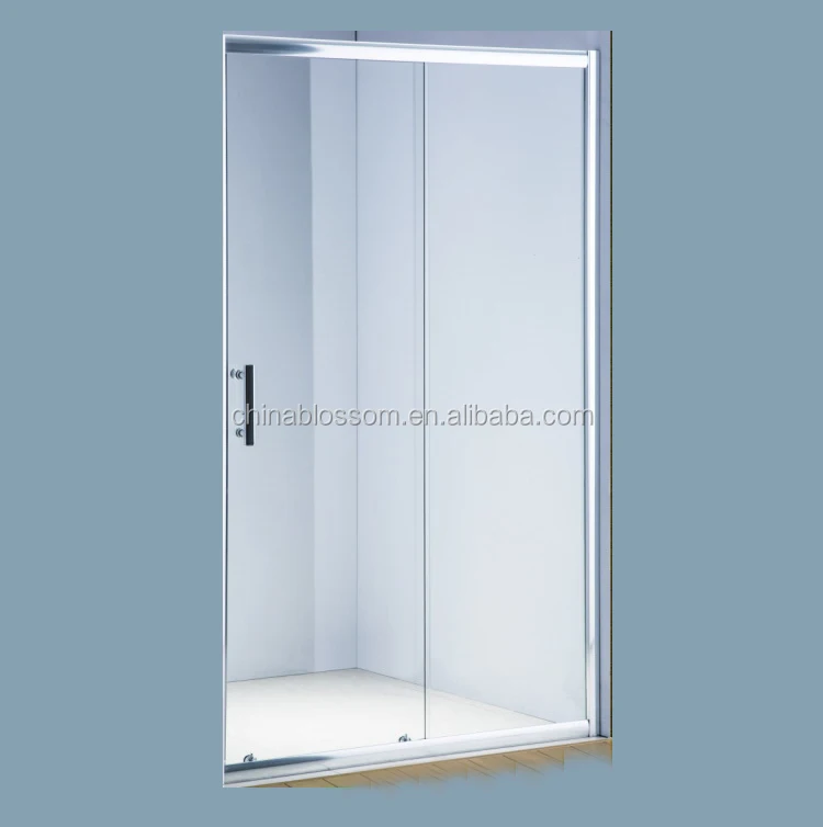 Hangzhou Blossom 1200mm Sliding Obscure Glass Shower Door With En12150