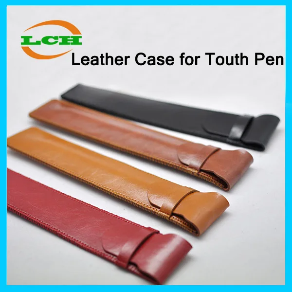 Hot sale High Quality promotion leather case for Mobile Touch Pen / stylus touch pen / writing pen