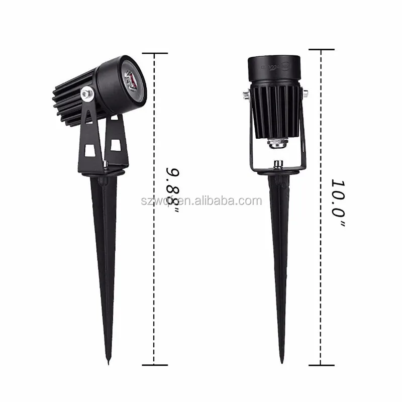 White color changing Lawn Path Lamp solar garden stick led pathway light