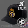 EL Cap 2018 football Wireless Custom Light Up EL Hat /Sound Activated wireless led Cap/el flashing t Cap with inverter for party