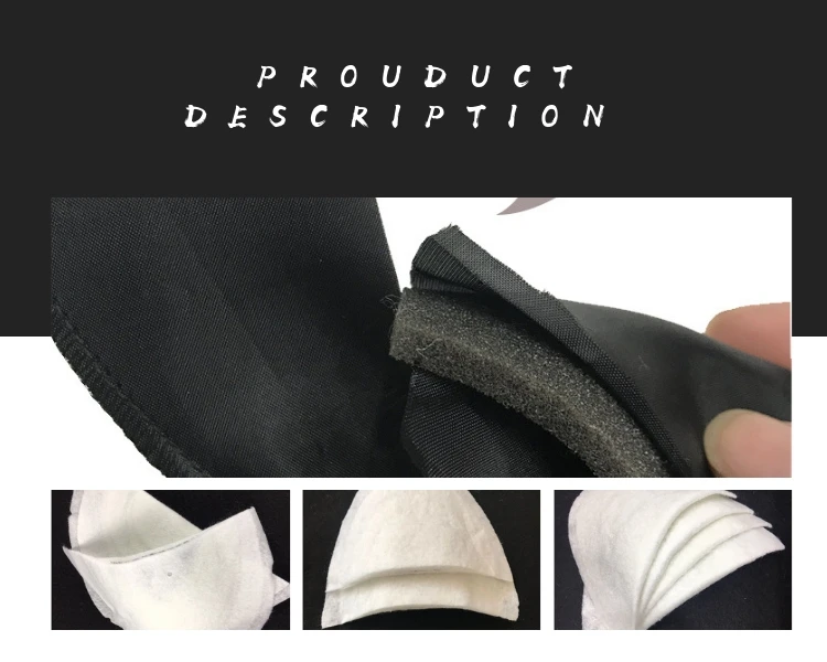 Hot Cotton Material Soft Foam Molded Men's Fashion Polyester Nonwoven