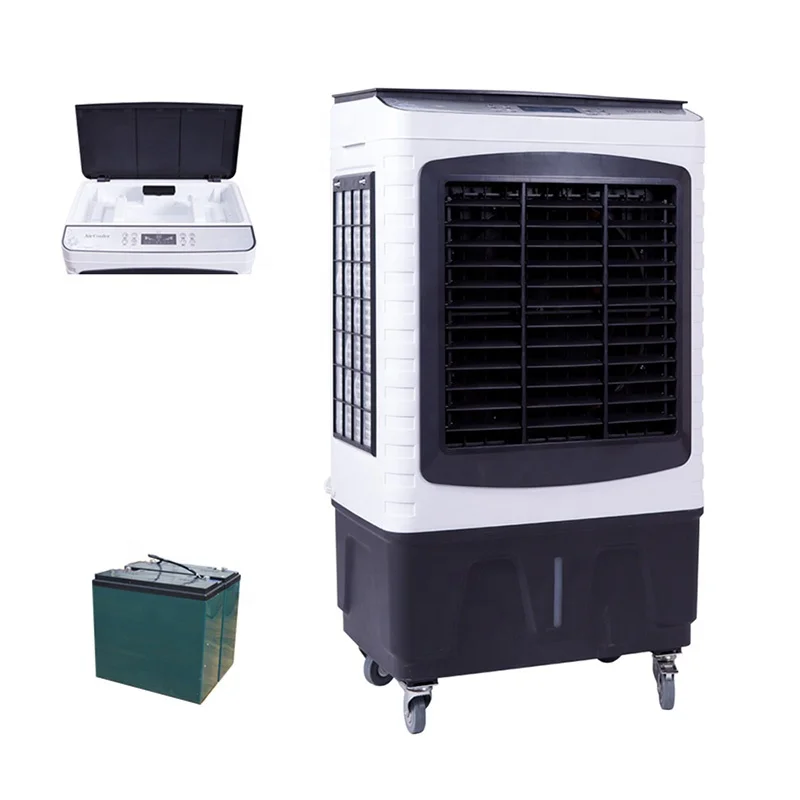 China Ac Dc 12 Volt Swamp Portable Evaporative Plastic Air Cooler - Buy ...