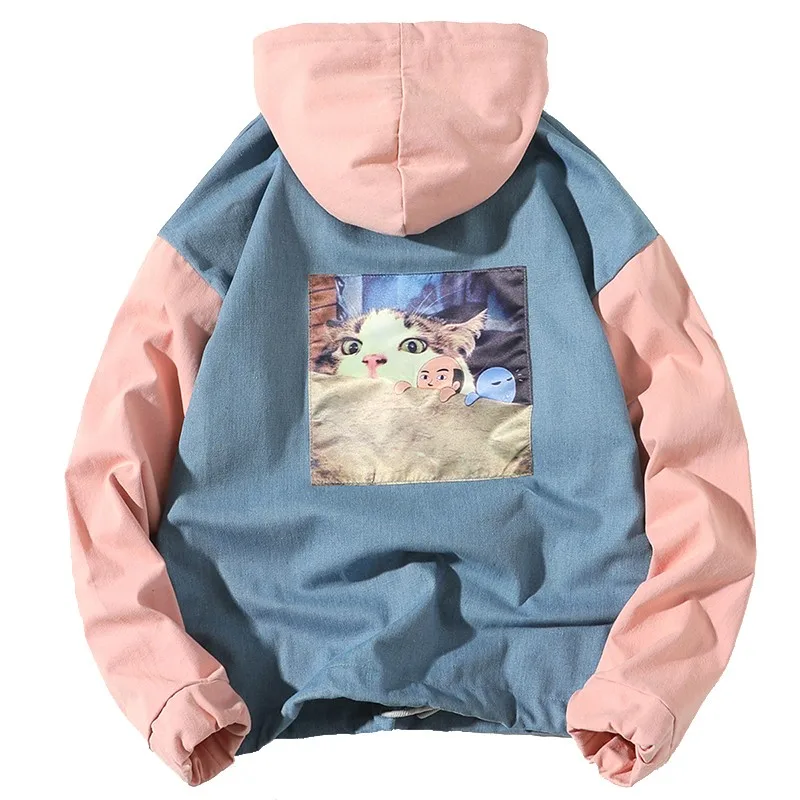 custom colorblock hoodie