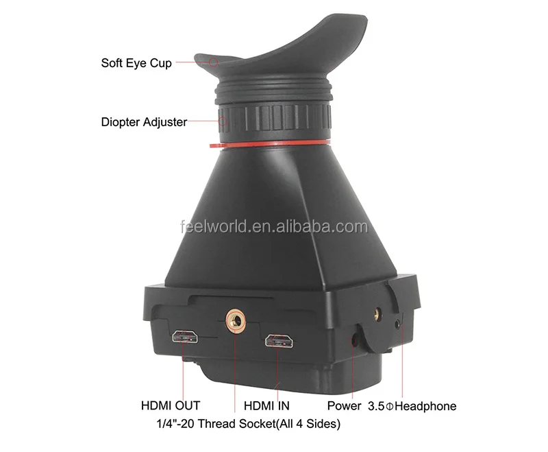 
Feelworld tft lcd 800*480 3.5 viewfinder with hdmi input and output 