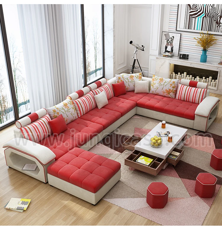 2019 Chinese Couch Sofa L Shape Chesterfield Luxury Furniture Living