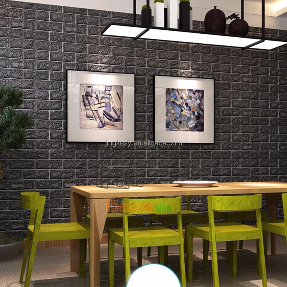 
3d brick texure waterproof self adhesive wall stikey panel/slelf adhesive modern 3d foam wall brick/3d foam print wall wallpaper 