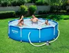 Bestway 56408 metal frame stainless steel swimming pool