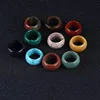 Semi-precious Stone Agate Single Stone Ring Designs