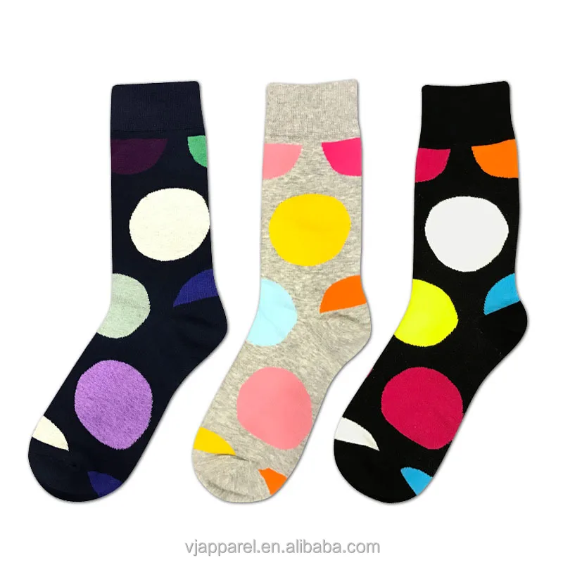 

Multi-Color Optical Pattern Color Socks, 3designs