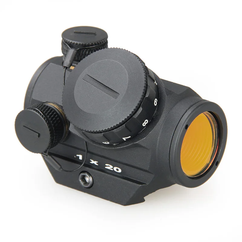 

2020 New HD Reflex Sight Scope 3MOA 1x20mm Red Dot for Hunting Rifle HK2-0068, Black