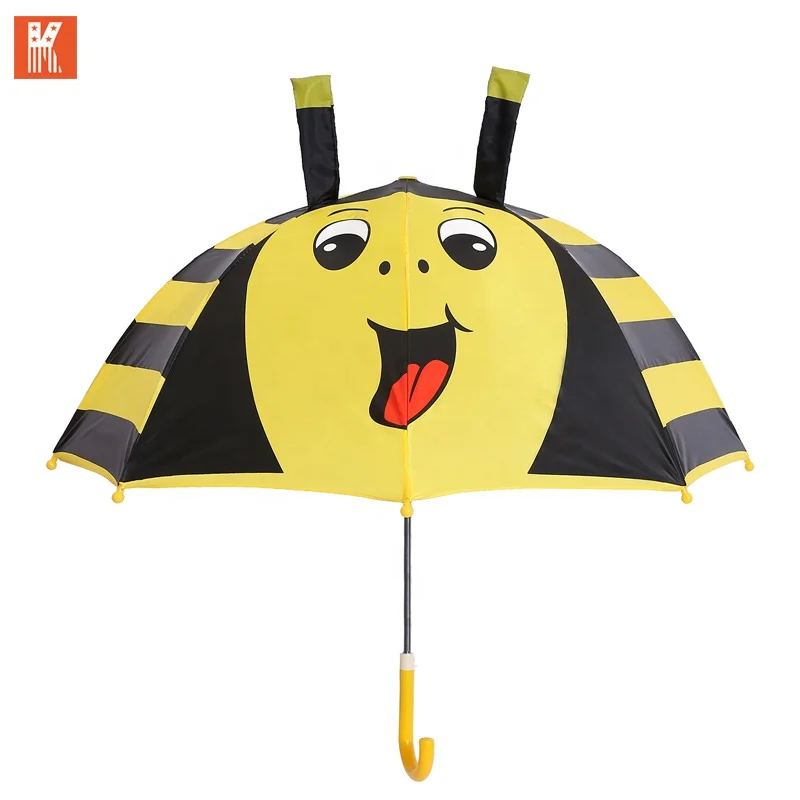 

OEM promotional Creative cheap Animal 3-D children umbrella kindergarten umbrella straight kids umbrella with logo printing