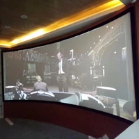 

150 inch motorized projection screen / curved projector screen