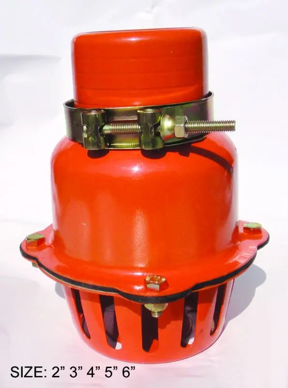 Coated Foot Valve For Water Pump Foot Valve Colorful Plastic Pressure