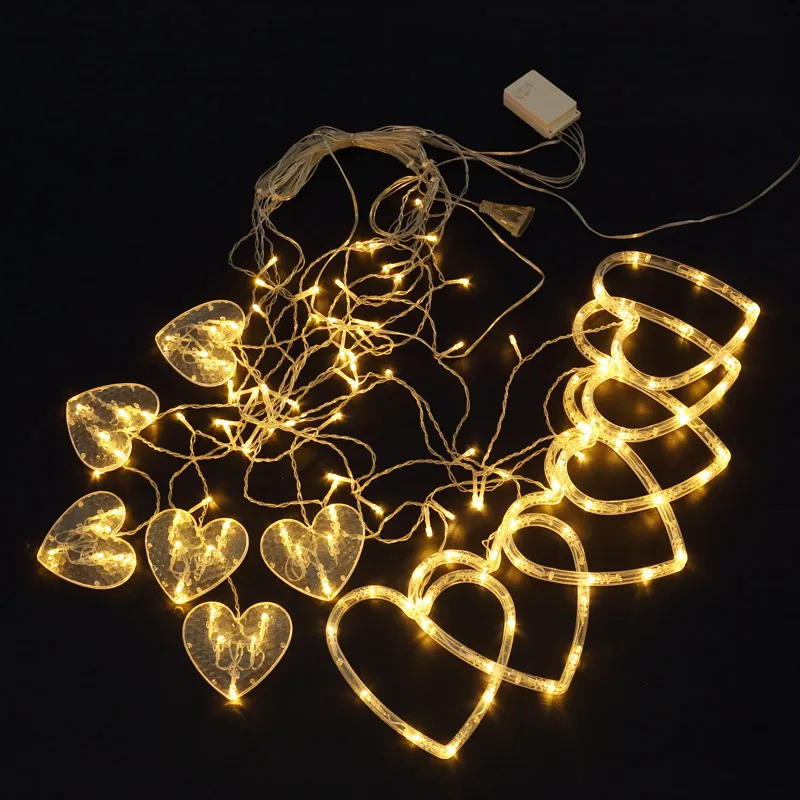 
2019 New LED Curtain String Lights for Wedding Home Decoration 