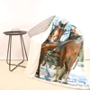 factory about 1000 square meters Germany Machine Made Regular pattern flannel fleece blanket